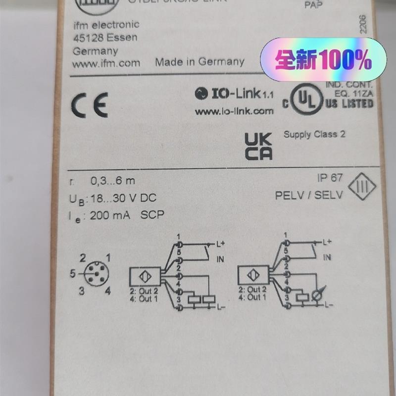 易福门原装全新IFM 01D155全新 多渠道广型号全请多【请询价】