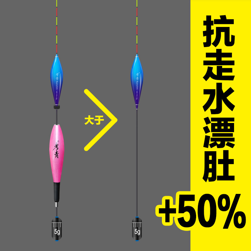 考青抗走水漂肚钓浮抗风浪漂身浮钓鲢鳙花鲢鱼鳙鱼钓鱼胖头鱼野钓