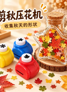 剪秋diy星星瓶树叶按压打