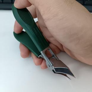 加长斜口指甲刀甲沟炎专用尖头美甲工具大开口厚硬指甲锋利剔甲器