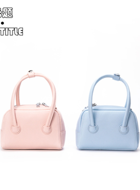 多巴胺保龄球包包单肩斜挎手提包韩式小众马卡龙色 无题notitle