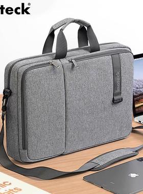 笔记本电脑包手提适用拯救者r9000p外星人16寸17寸游戏本15点6寸暗影精灵灵越单肩斜挎男大容量inateck