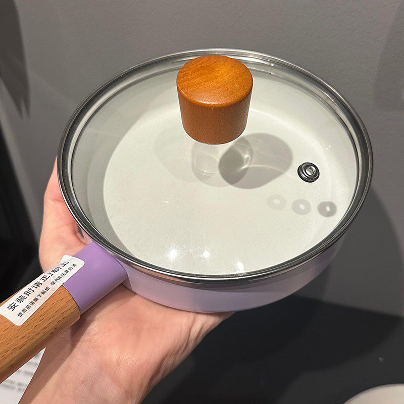 宝宝专用辅食锅套装煎炒不粘小煎锅奶锅小号迷你16cm18家用平底锅