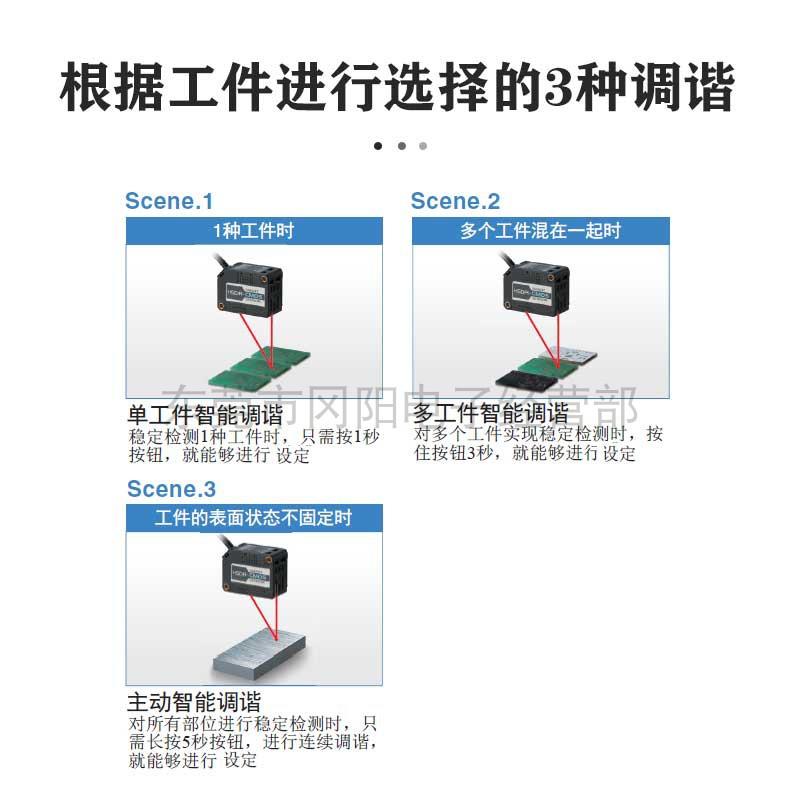 原装智能传感器激光CMOS型感测头扩散反射型ZX2-LD50L分辨率1.5um