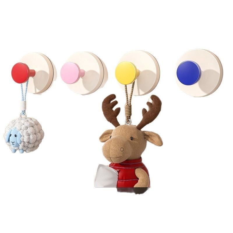 精选多巴胺吸盘挂钩免打孔强力承重墙壁门后钥匙帽子挂勾真空收纳,家庭/个人清洁工具,粘钩,淘宝优惠券,粉丝福利购,淘宝优惠卷