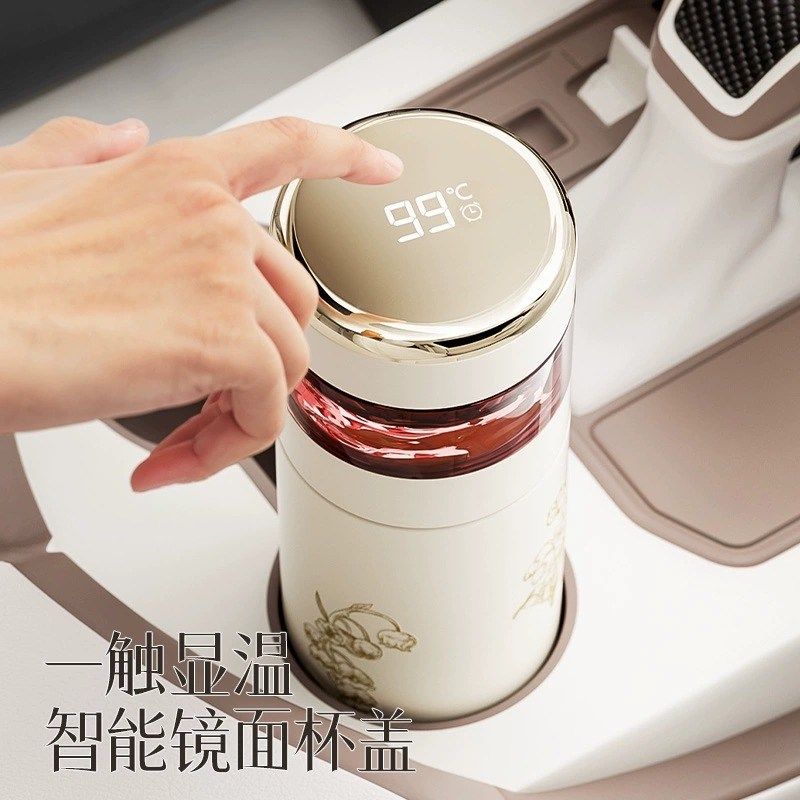 精选Vanow铃兰保温杯茶水分离女生2024新款陶瓷内胆泡茶杯子生日,餐饮具,保冷/保温杯,淘宝优惠券,粉丝福利购,淘宝优惠卷