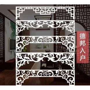门楣挂落角花木线 天花板镂空花格隔断pvc雕 线花窗走廊遮挡悬吊式