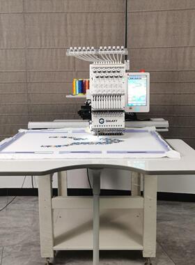 新马机帽绣平绣机成衣绣商家用GX-1201工用业用1215针电脑针绣花