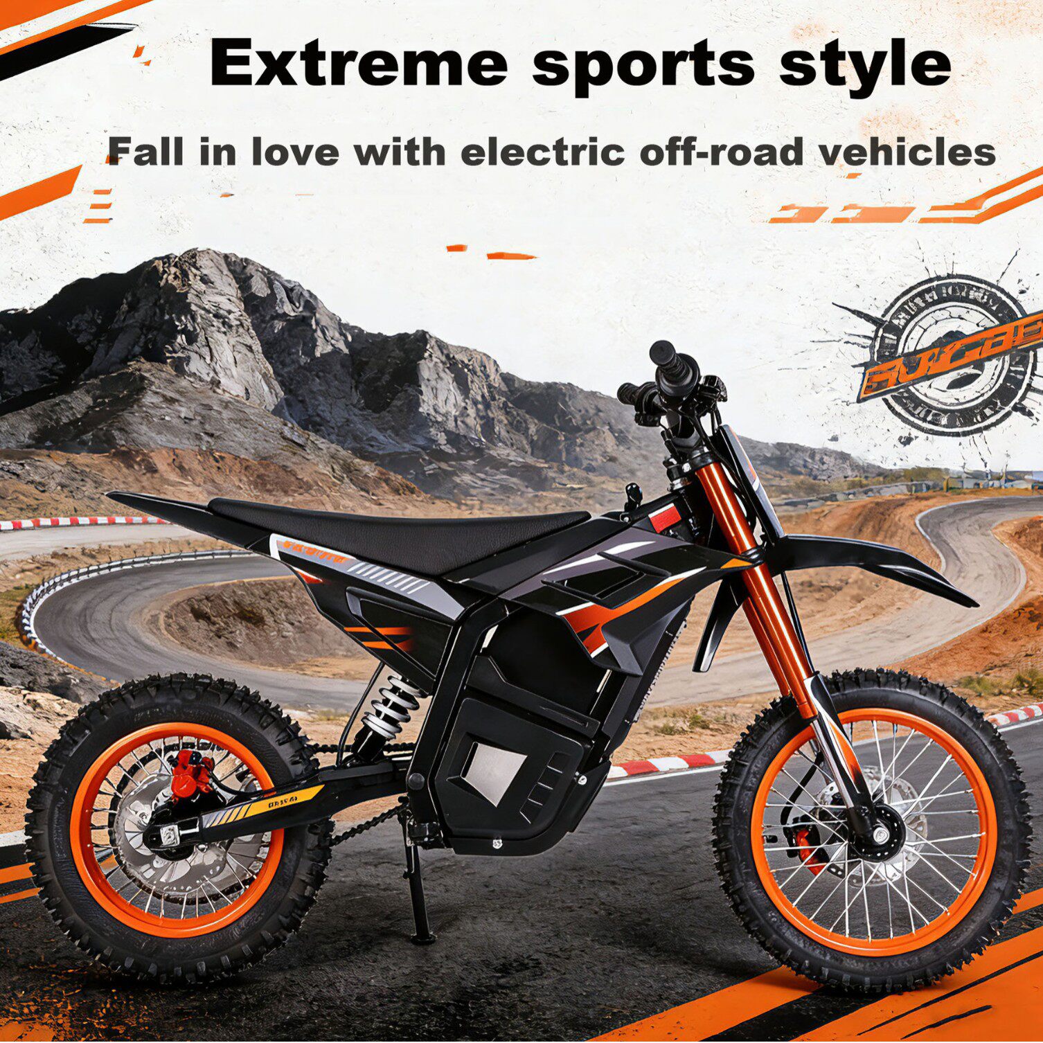 M7 60V 4500W 27AH 锂电越野摩托车 赛车代步车 成人少年款时尚越