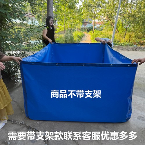 加厚耐磨帆布鱼池防水布游泳池