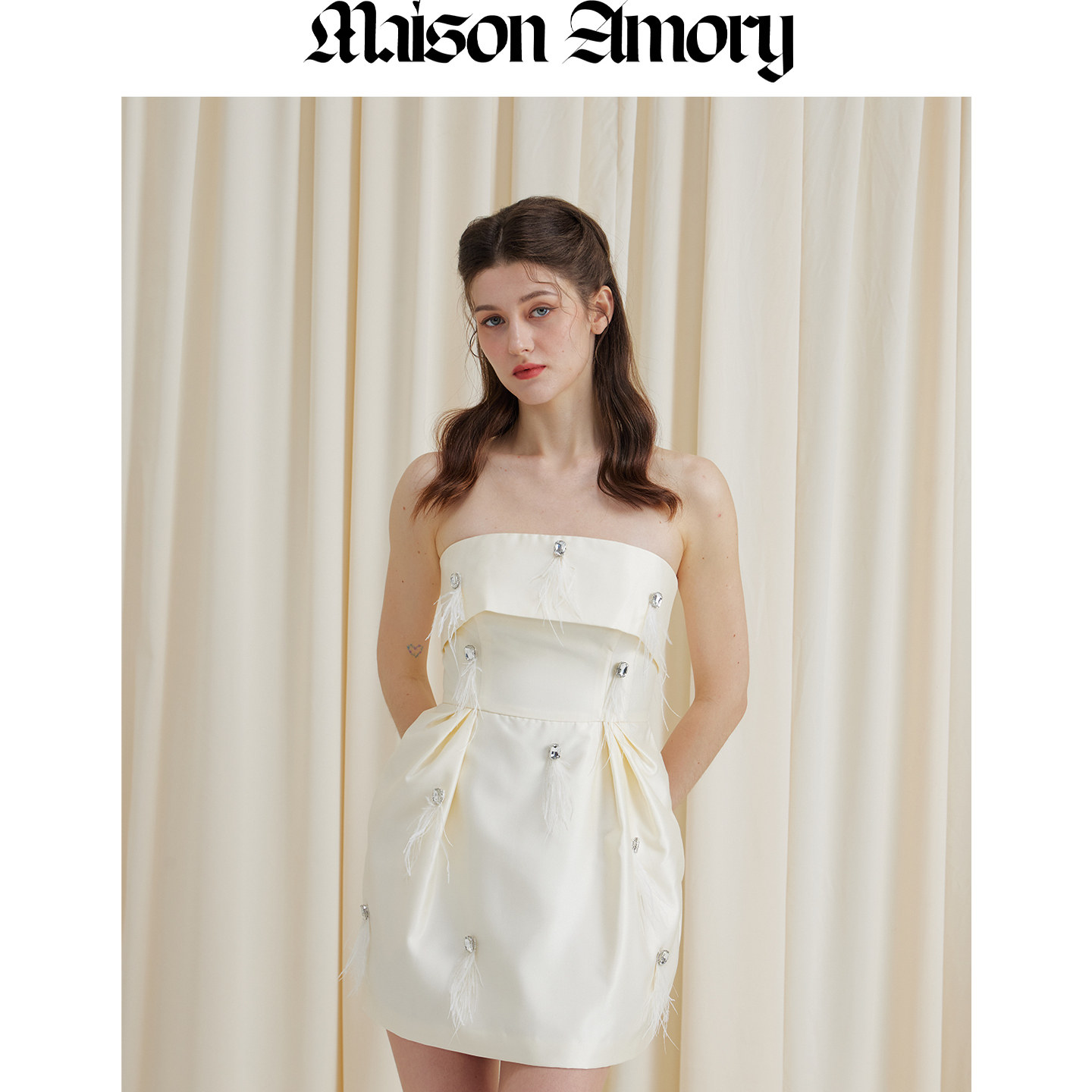 低调华丽轻奢百搭灵动连衣裙