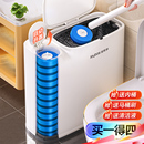 佳帮手垃圾桶卫生间家用2025新款 厕所马桶刷一体纸桶专用带盖夹缝