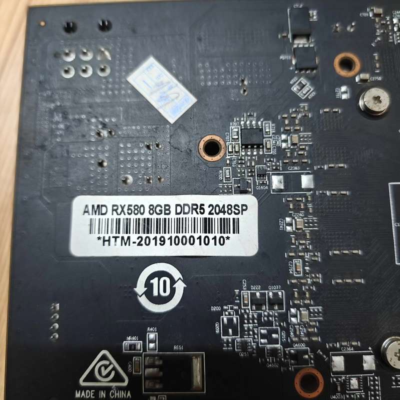 {议价}RX580 8G DDR5 2048SP 拆机显卡，成色看图{可维修}图片