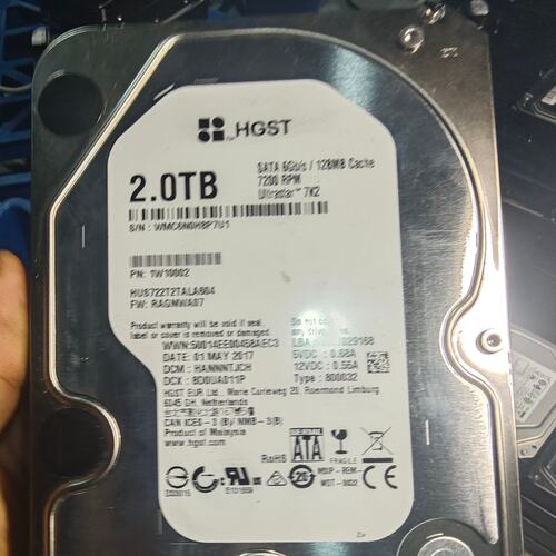 {议价}HGST日立 2TB 企业级硬盘 HUS722T2TALA6{可维修}