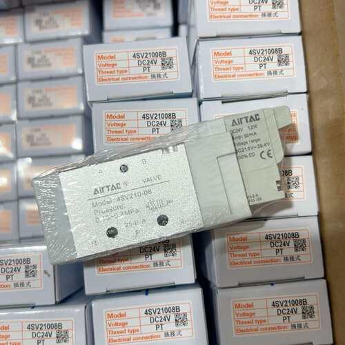 {议价}全新亚德客电磁阀4SV21008B，DC24V PT插拔式，{可维修}