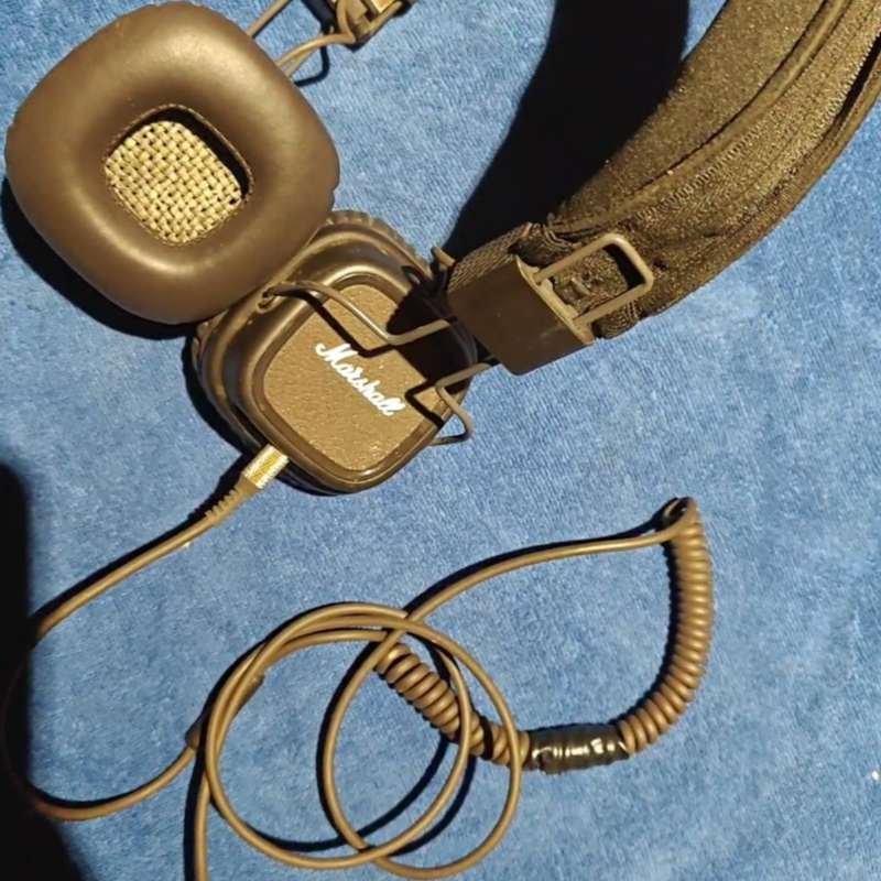 {议价}Marshall Major II有线头戴耳机，棕色款，3.{可维修}图片