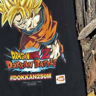 动漫龙珠Z 爆裂大战Dragon Ball Z Dokkan Battle复古短袖T恤