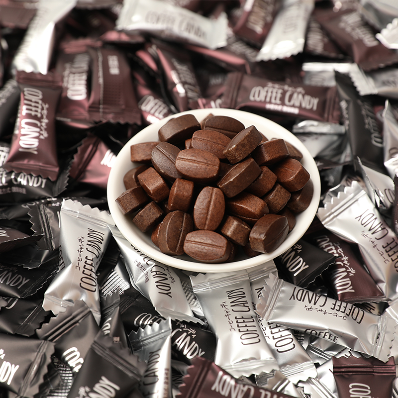 咖啡糖咖啡豆嚼着吃正品即食非提神醒脑网红解馋办公室小零食糖果