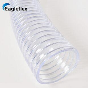 pvc透明钢丝管250mm大口径增强软管工业抽抽水真空耐油加厚软管