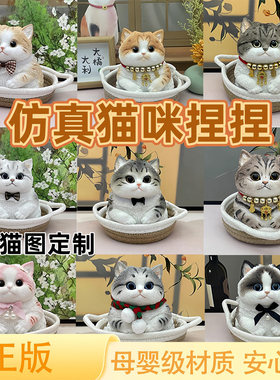 猫咪捏捏乐送小朋友生日礼品玩偶