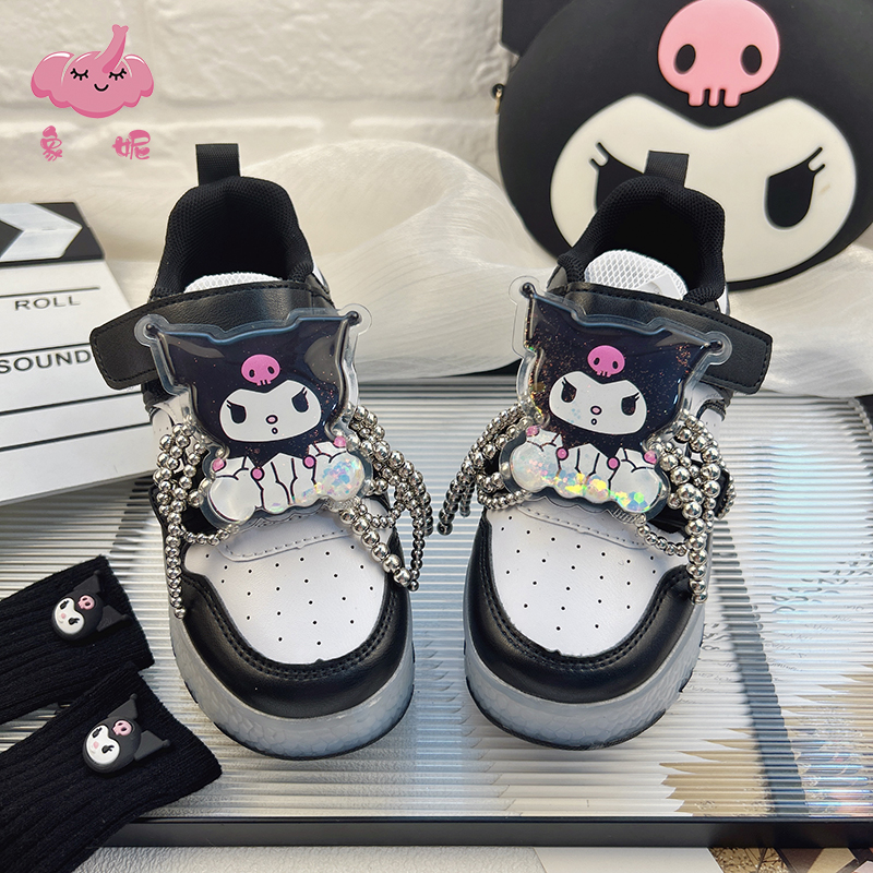 暴走鞋亮燈款女童隱形二輪可拆卸