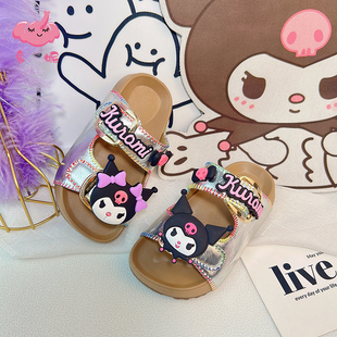 儿童拖鞋夏季鞋子时尚洋气凉鞋2025凉拖女童宝宝鞋外穿防滑一字拖