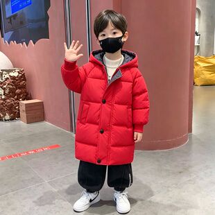 反季儿童冬季棉服棉衣宝宝冬装中长款棉服男女童加厚外套韩版洋气
