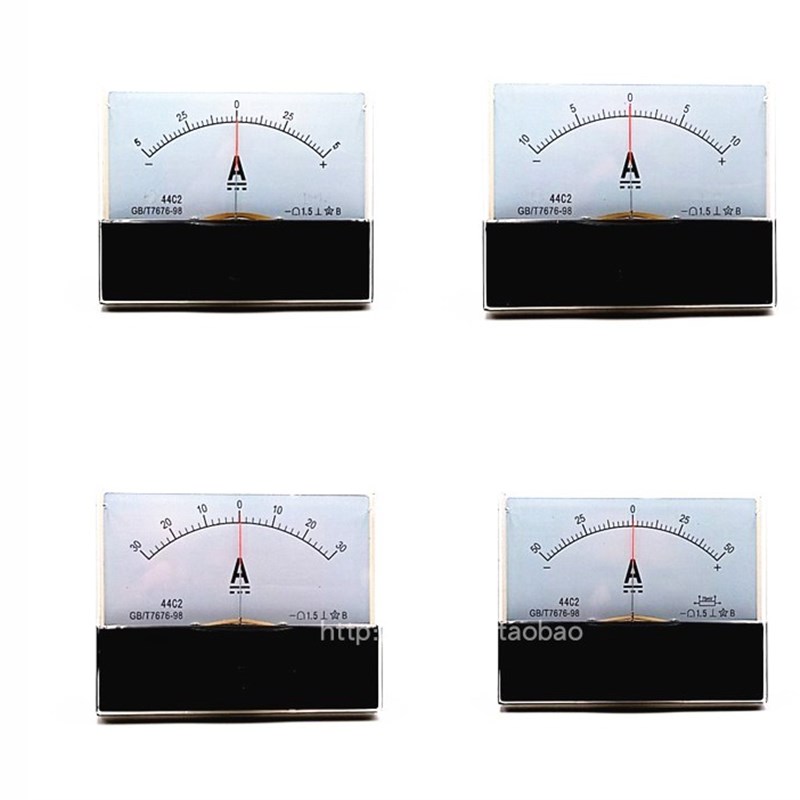 44C2指针式直流电流表44C2-A正负10A 5A 10A 30A 50A双向电流表