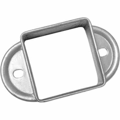 护栏固定座锌钢围栏阳台栏杆楼梯扶手配件斜座直座连接件拉伸卡扣