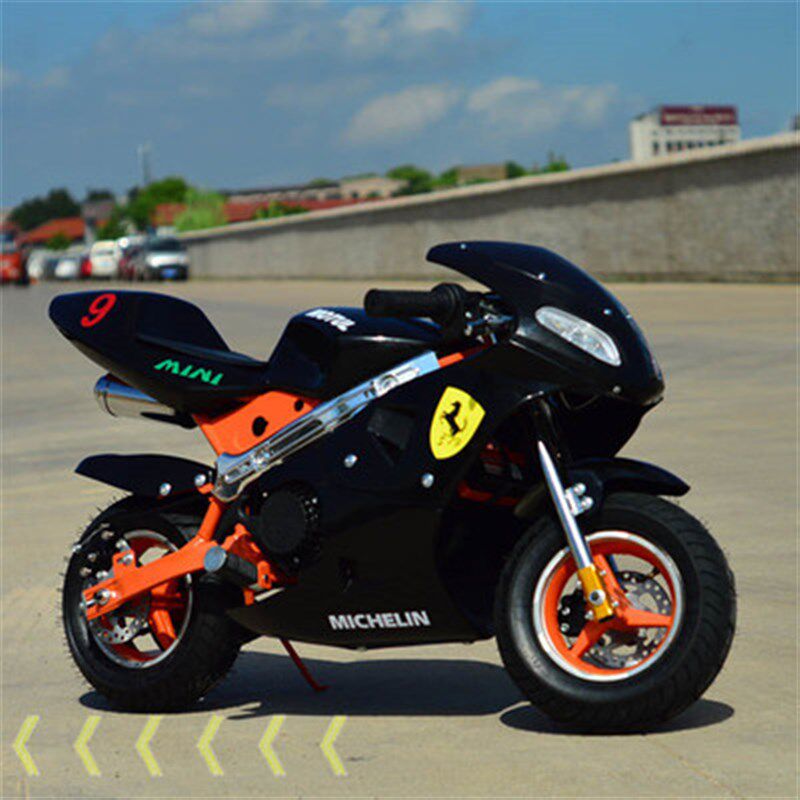 2020大马力带灯小型摩托车迷你小跑车小摩托车49cc非成人汽油儿童