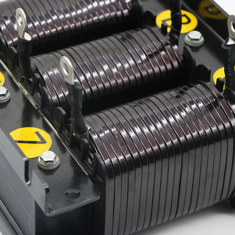 三相串联电抗器 变频器用4r5/55/75kw多功率输入补偿电抗器电容器