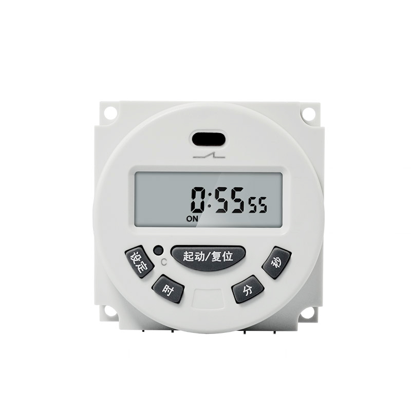 L702小型单双倒计时定时器220V定时断电12V循环通断开关24V总次数