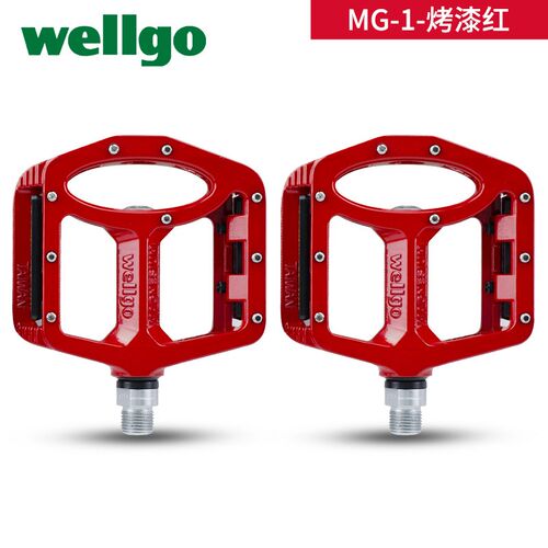 wellgo维格MG-1山地车自行车脚踏镁合金轻量培林轴承踏板防滑越野
