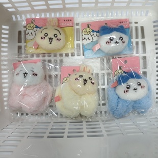 名创优品chiikawa系列乌萨奇小八吉伊毛绒发夹发卡发圈发饰MINISO