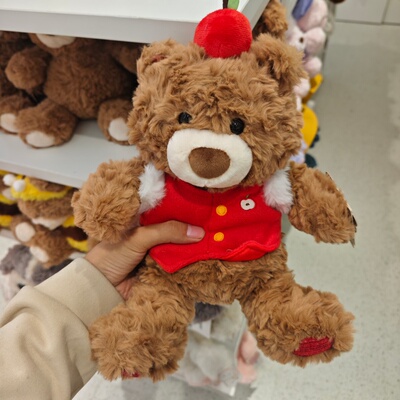 MINISO吉福特熊系列苹安柿福坐姿公仔名创优品