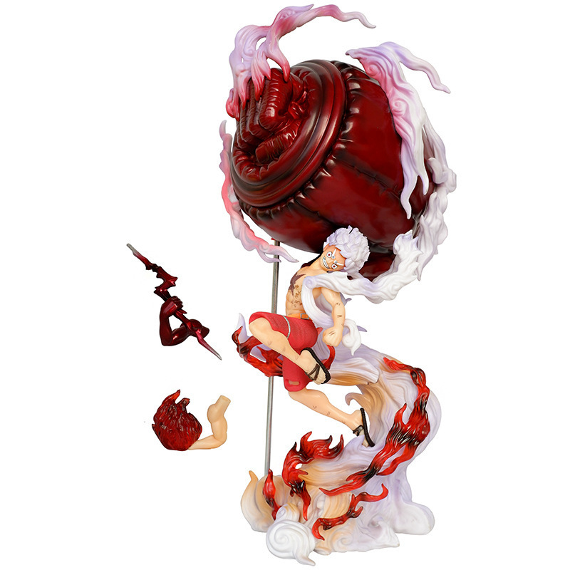 海贼为 帽团系列 第三款 鬼岛版尼卡路飞 动漫模型摆件手办