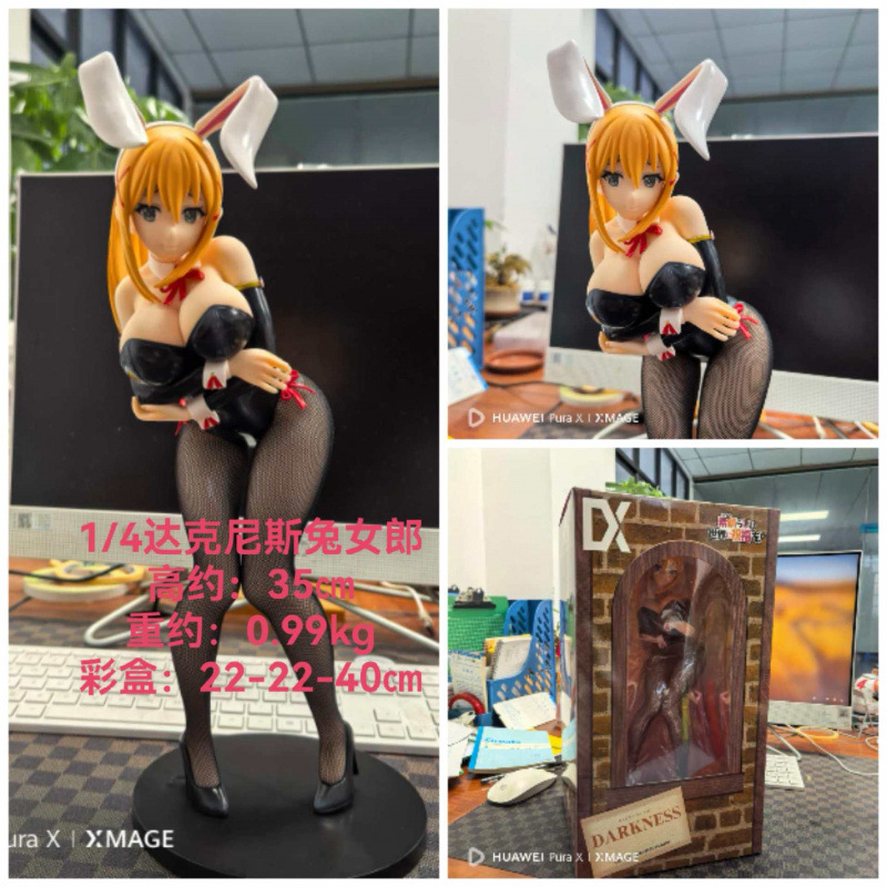 二次元动漫手办达克妮斯真丝兔女郎潮玩大尺度模型摆件工厂