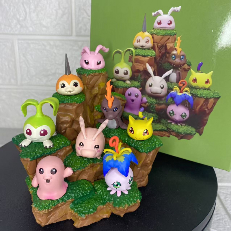 宝可梦手办数码宝贝宠物小精灵幼年期小兽可爱卡通潮玩摆件