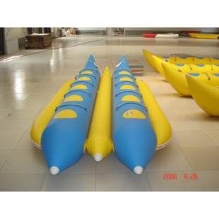 海迈游艇6.3米 香蕉艇 PVC充气橡皮艇 水上娱乐拖拉船 双体香蕉船