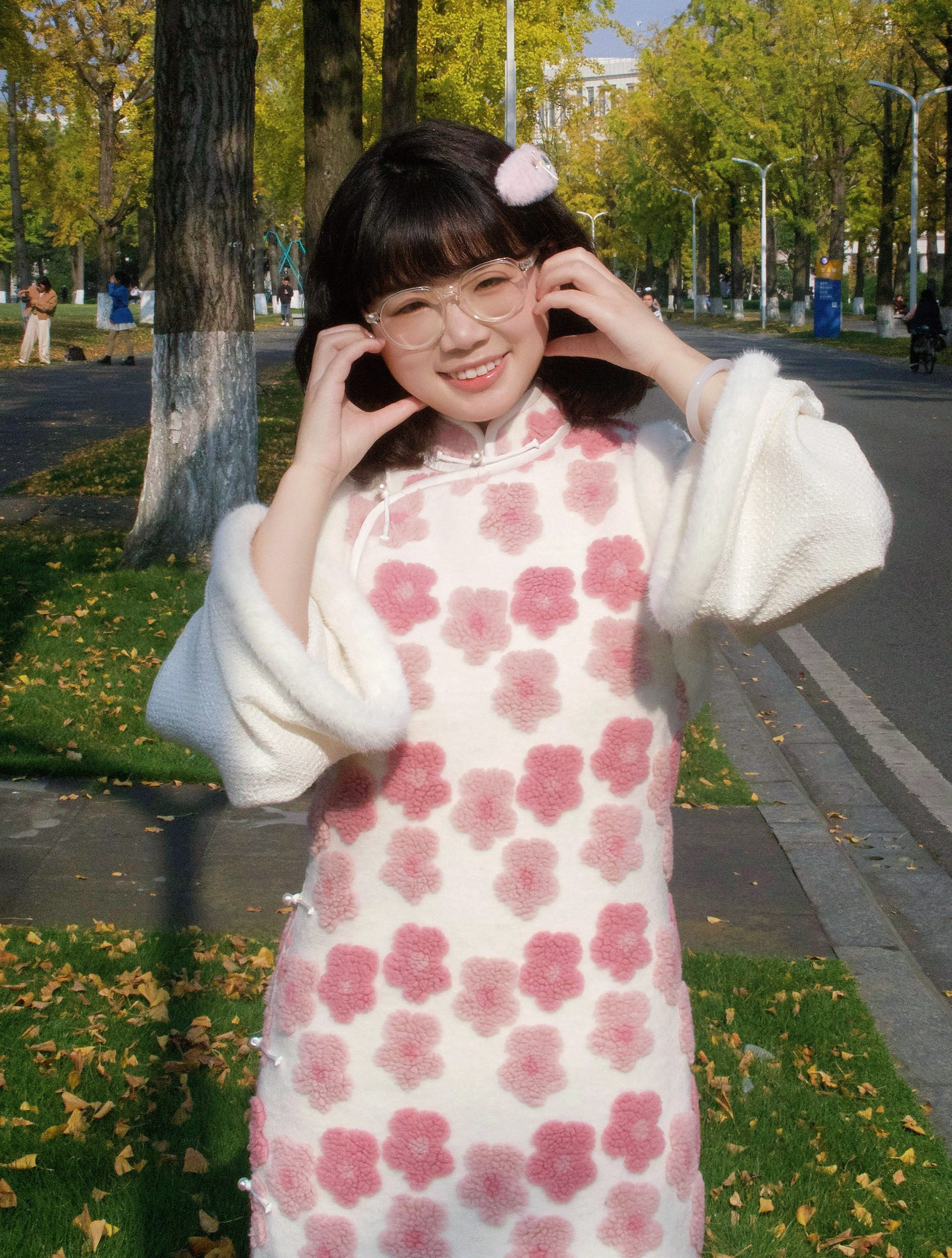 甜心宝贝｜新款冬季加厚马甲旗袍连衣裙年轻款少女小个子甜美可爱