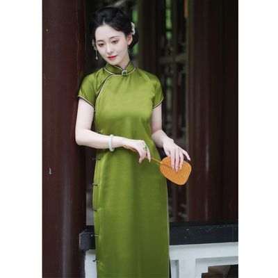 山岚｜梦回故里2025新款民国大小姐日常可穿开春绝美旗袍连衣裙