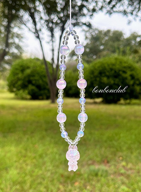 Bonbon-原创设计拉布布LABUBU可爱幻彩手机挂件包挂ccd挂件手机链