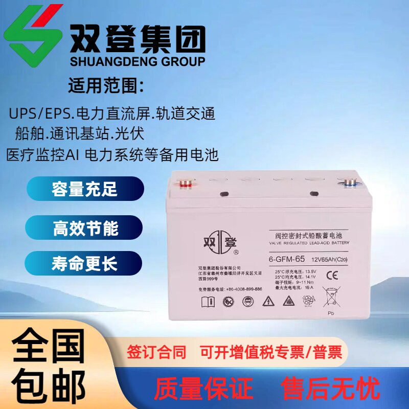 双登12V直流屏UPS光伏储能蓄电池