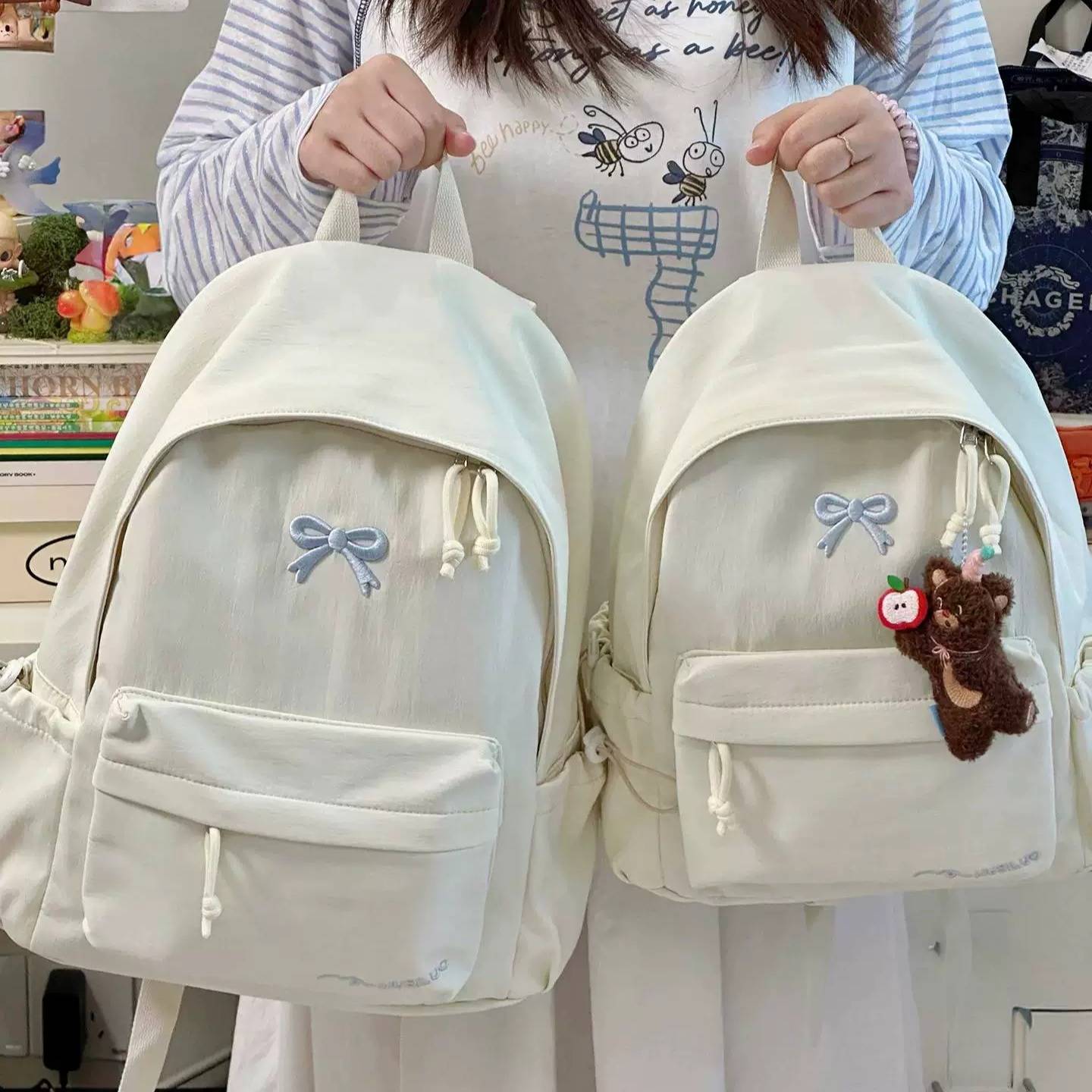 书包小学初中女生双肩包小型可爱