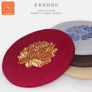 大莲花禅修垫打坐垫家用禅坐垫静坐垫磕头拜佛垫蒲团圆垫 纯曼新款