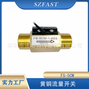 流量开关黄铜水流传感器FH 水流开关 5CMG牙4分厂家直供