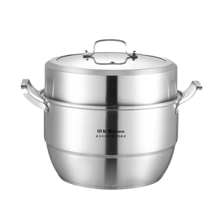 贝伦斯304不锈钢蒸锅家用煮炖加厚多层蒸鱼包子馒头锅官方旗舰店