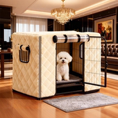 四条拉链猫狗笼子鸟笼宠物笼冬天保暖罩夏天空调房锁温隔音防风罩