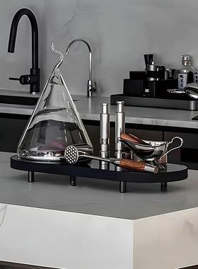 E-Pin 逸品家居餐桌餐厅摆件托盘厨房工具软装搭配样板房装饰金属