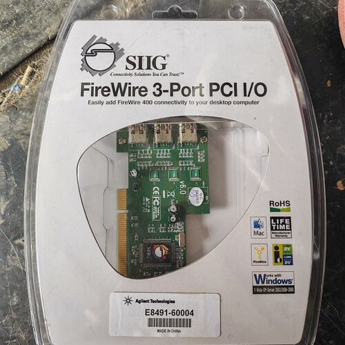 议价SIIG FireWire 3-PORT PCI IO板卡可维修